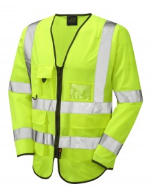 Leo Superior Class 3 Wrafton Sleeved Waistcoat - Yellow Clothing